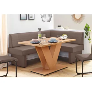 Home Affaire Home AFFAIRE, braun (cappuccino), B:152cm H:89cm T:202cm, Sitzbänke, Eckbank