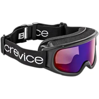 Black Crevice Damen Skibrille mit Doppelscheibe, BCR041003, schwarz/Smoke Blue...