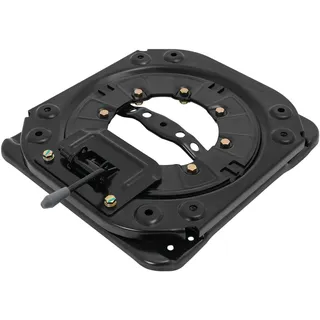WEIGR Sitz-Drehsockel 360° Drehbar, Drehkonsole Heavy Duty Stahl Belastbar bis 130kg Universal Sitz-Drehfuß für Wohnmobile & Transporter, Fahrer-/Beifahrerseite