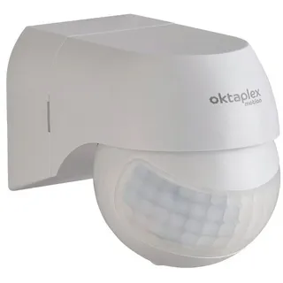 oktaplex motion Oktaplex Ana Bewegungsmelder Außen 230V IP44 180° weiß