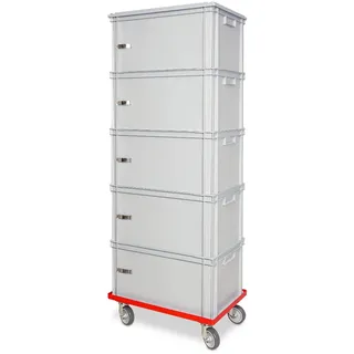 BRB-Lagertechnik Archivboxen für DIN A4 Ordner 5-tlg. grau
