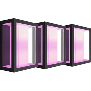 Philips Hue Impress Wandleuchte White & Color Schwarz Breit 3er-Pack
