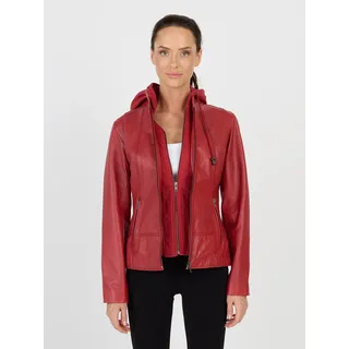 JCC Lederjacke rot M
