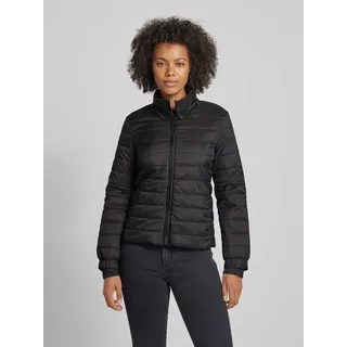 Steppjacke mit Umlegekragen, Black, 38