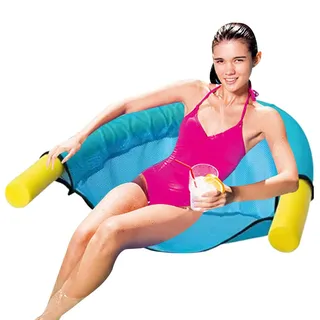 Pool-Float-Stuhl, aufblasbarer Pool-Float-Stuhl, Luft-Sofa-Schwimmstuhl, ergonomisch gestalteter Pool-Float-Sitz, Schwimmbad-Wasser-Hängematten-Schwimmstuhl, Hängematten-Stuhl, Pool-Party-Spielzeug, F