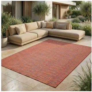 Jimri Outdoorteppich Key West, Rechteckig, Outdoor Teppich Balkonteppich Terassenteppich bunt Rechteckig | 120 cm x 160 cm