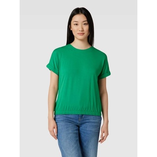 T-Shirt mit elastischem Bund Modell 'Soelle', Gruen, 38