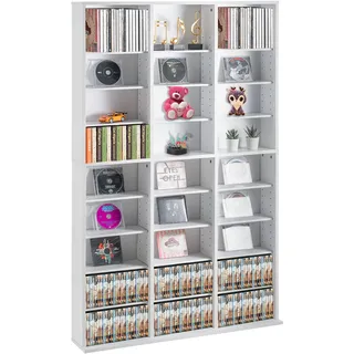 Vevor CD-Regal 9-lagig für 756 CDs Weiß