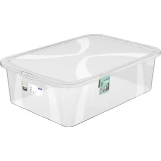 Rotho Aufbewahrungsbox Lona 57 x 39 x 17 cm 1-tlg. transparent