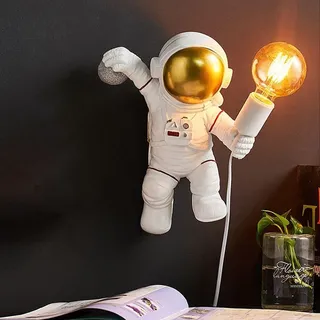 Kinder Wandlampe Mit Stecker wandbeleuchtung,wandlampe innen Modern Wandleuchte Kinderzimmer Dekorative Astronaut