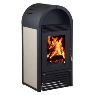 Kaminofen wasserführend | Marbella  | 12 kW - Schwarz