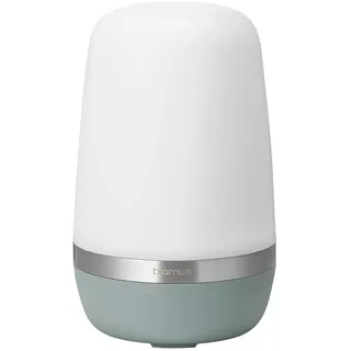 blomus | LED Outdoor Leuchte – Spirit – | Akku Tischlampe für Außen | Pine Gray | Größe M | IP44 | zwei Helligkeitsstufen