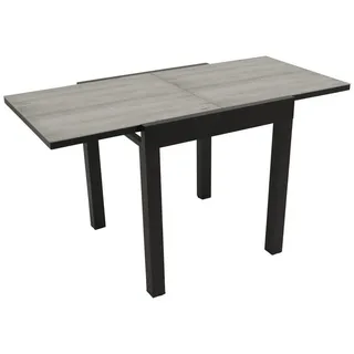 DEGAMO FARO Ausziehtisch 70/140 x 70 x 75 cm grau