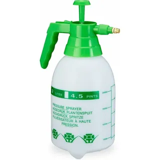 Relaxdays Drucksprüher 2 Liter grün weiß