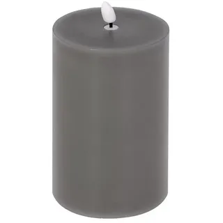 Kaheku LED-Kerze Kaheku LED Kerze Flaca, grau, Ø 10 cm, 22 cm hoch, 1238001814 (1-tlg)