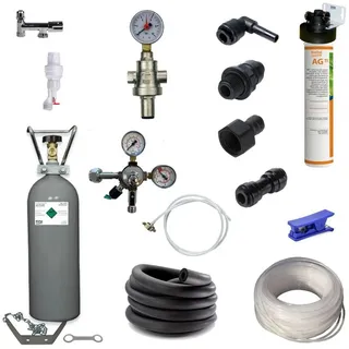 bietal® Anschlußpaket Sprudel Tafelwassergerät Aktivkohle Filter 2Kg CO2