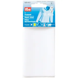 Prym Flickstoff Polyester Mantel für Unisex-Erwachsene, Weiß, Raincoat, Gerade, Ungefüttert, Erwachsene, Mäntel