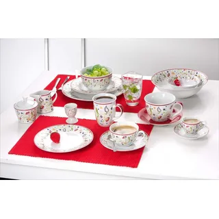 Ritzenhoff & Breker Kombiservice Doppio (48-tlg), 6 Personen, Porzellan, Shanti