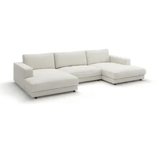 Candy High End 2.0 Wohnlandschaft Cord/Komfortschaum mit Feder-Inlett