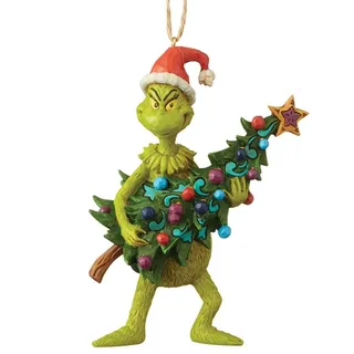 Grinch Dekofigur zum Aufhängen, Harz, Mehrfarbig, Einheitsgröße