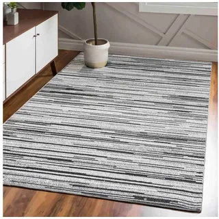Mazovia Designteppich Modern Weich Minimalist Teppich für Wohnzimmer - Neutralfarben Teppich, 160 x 230 cm, Fußbodenheizung grau 160 x 230 cm