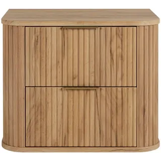 3e 3xe living.com 3xE Living Badezimmerschrank,, Gold, Holzwerkstoff, 2 Schubladen, 60x51.7x41.5 cm, Badezimmer, Badezimmerschränke, Waschbeckenunterschränke