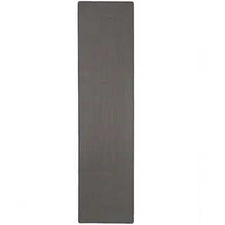 Snapstyle Sisal Natur Läufer Teppich Anthrazit 80x240cm
