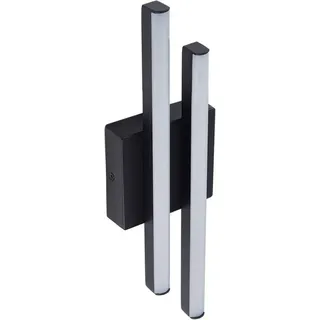 LINDBY Außenwandleuchte Aluminium 35,7 cm spritzwassergeschützt schwarz