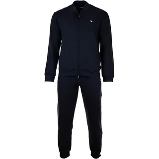 EMPORIO ARMANI Herren Hausanzug mit Zip-Jacke - BASIC TERRY, Full Zip Tracksuit Blau / XL