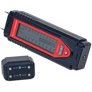 Rothenberger Industrial RO Laser digitaler Feuchtigkeitsmesser mit LED-Display | 2 Messmodi | automatischer Abschaltung | Schutzkappe & Batterien enthalten für Holz, Beton, Mauerwerk