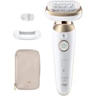 Braun Silk-épil 9 Flex 9-011 3D Wet & Dry weiß/gold