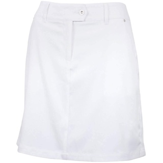 Island Green Damen Golf IGLSKT1852 Skort Paspeltaschen Skort - Weiß - 12