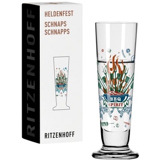 Ritzenhoff Schnapsglas »Heldenfest«, Kristallglas blau