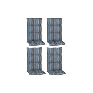 Beo Saumauflage für Hochlehner Tissa blau Polyester-Mischgewebe B/L/S: ca. 46x118x8 cm 4er Set - blau