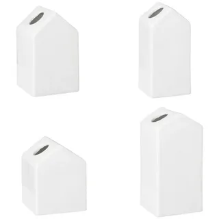 r√§der design Gartenhäuschen Vasen 4er Set