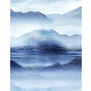 Marburg Smart Art Easy«, See, Nebel, blau/grau