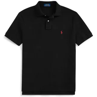 Ralph Lauren Piqué-Poloshirt schwarz L
