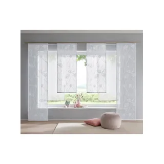 heine Gardine Schiebevorhang, halbtransparent, Schiebevorhang weiß 57 cm x 225 cm