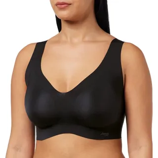 SLOGGI Damen Bustier Zero Feel Bralette,Schwarz (Black (04)),S