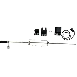 Primaster Grillspieß Set 2 kg Edelstahl rot/weiß