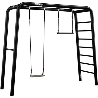 Berg Toys BERG PlayBase Medium TL Black »Aktiv-Set« inkl. Schaukelsitz und Trapez