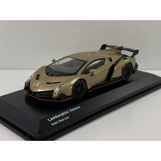 Kyosho Lamborghini Veneno Gold Red Line 7040A1 Maßstab 1:64