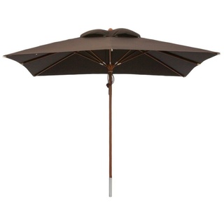 anndora-sonnenschirm Sonnenschirm »anndora Sonnenschirm Gartenschirm Marktschirm 3x3m quadratisch - Farbwahl« braun
