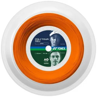 Yonex Polytour Rev 200 M Tennisrollen Saite - Bright Orange - 1.30 mm