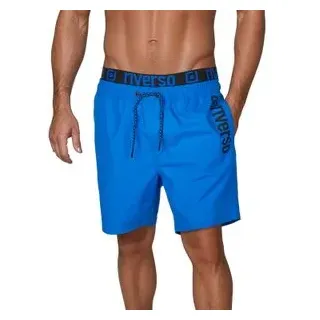 riverso Badehose Herren Regular Fit RIVBobby Regular Fit Bright Blau-Schwarz XXL