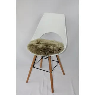 Heitmann-Felle Lamm Stuhlkissen 45 x 45 cm Braun