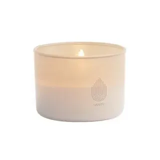 Uyuni LED Glas Stumpenkerze 8,2 x 6cm vanilla