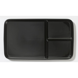 bongusto Sushi-Platten-Set (BHT 27.50x1.70x16.20 cm) BHT 27.50x1.70x16.20 cm schwarz - schwarz