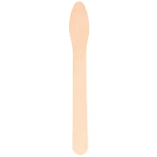 MONOUSO - Kleiner Holzlöffel flach 12,5cm (50 Stück)