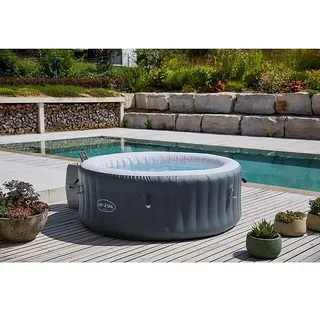 Bestway Lay-Z-Spa Mobil-Whirlpool Miami Air-Jet  (Ø x H: 180 x 66 cm, Anthrazit, 669 l)